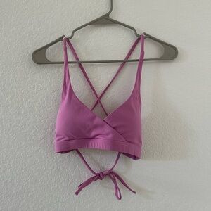 Empowered Fitness tie back sports bra